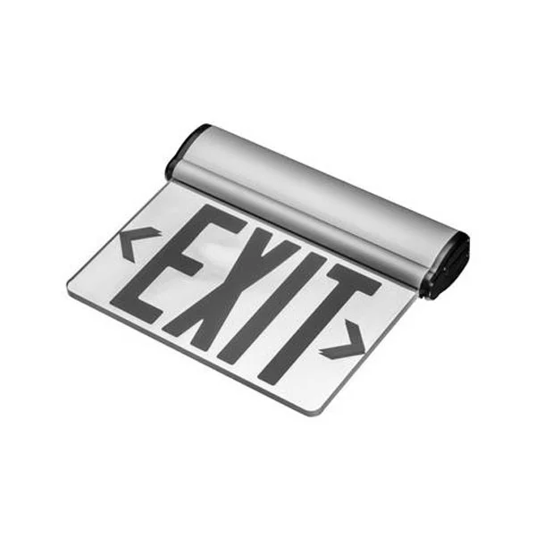 3 W LED Double Face Mirror Edge Lit Exit Sign with Battery Backup - view 5