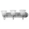 3 x 13W GU24 LED Vanity Light, Satin Nickel