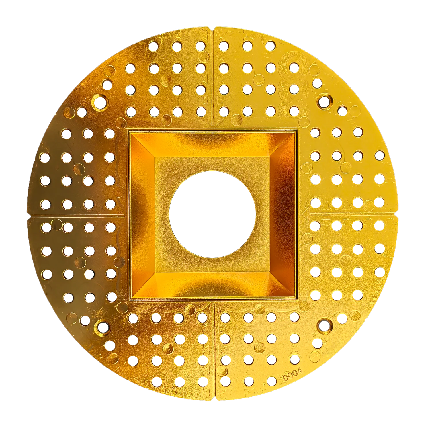 Goodlite 3.5 Inch Brass Square Trimless Kit