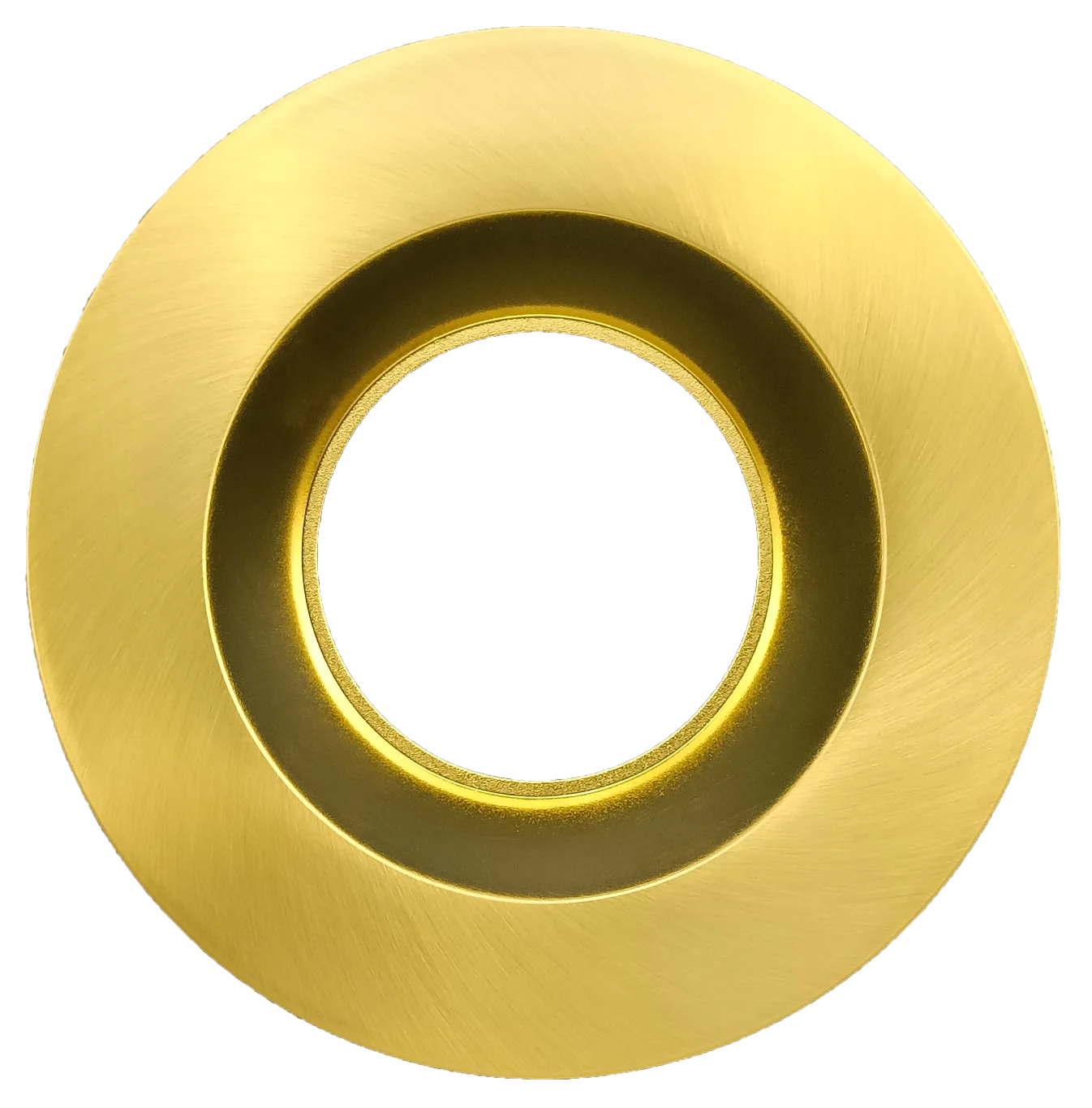 3.5 Inch Brushed Brass Round Trim (Gen1)