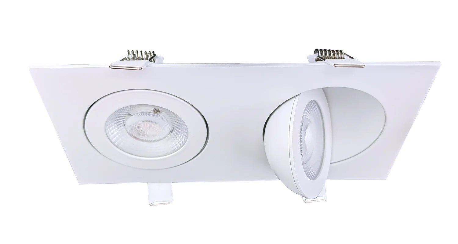 3.5" Double Head Multiple Floating Gimbal White - view 2