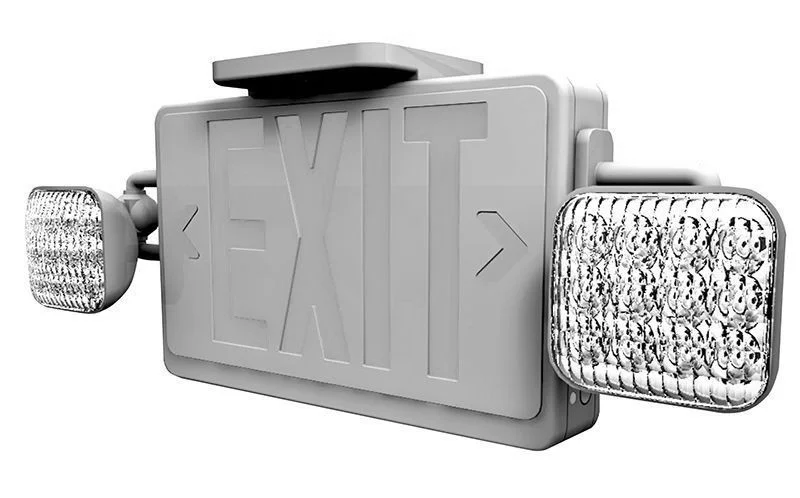3.8 W Combination LED Exit Sign & Emergency - view 3