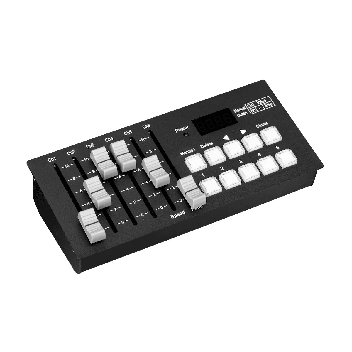 30 Channel RGBW Slider Controller, Six programmable non-motorized faders, Five program buttons, Comp...