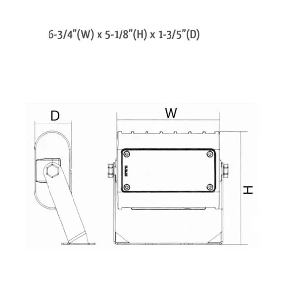 30 W LED Flood Light with Trunnion - view 2
