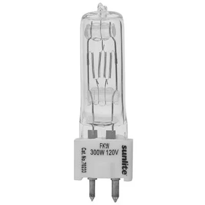 Sunlite 300W, 120V, Bi-Pin, Clear