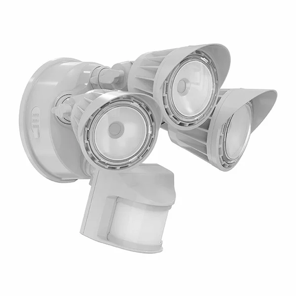 30W 3CCT 30/40/50K White 3-HEADS Security Light - With Motion Sensor - view 3