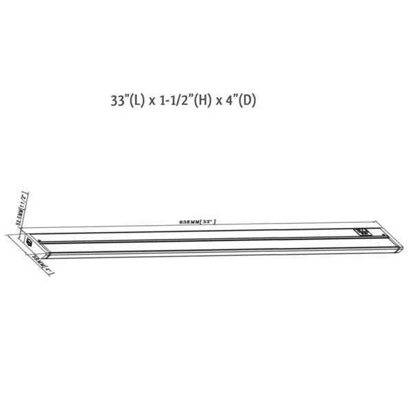 33 Inch 16 W LED Undercabinet - CCT Adjustable - view 2