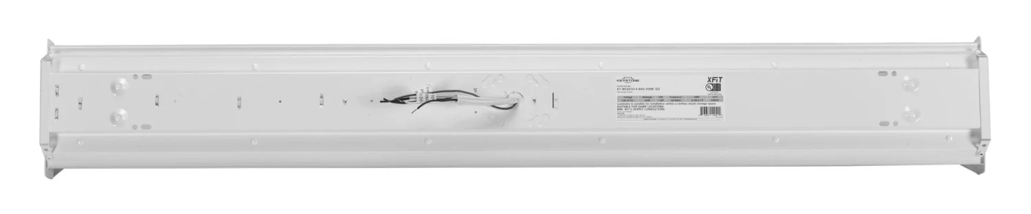 33W LED Wrap - 6.5in Wide, 4 ft. Long, 120-277V Input, Prismatic Lens, 4000K, 0-10V Dimmable, Generation 2 - view 2