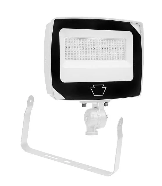 35 / 25 / 15W LED Flood Light feat. Power Select & Color Select. Rectangular Series 4 with Built-in Photocell. 120-277V