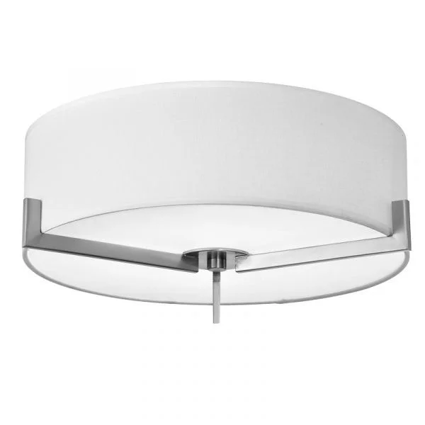 17-Inch 24 W LED Ceiling and Pendant Light, Acrylic/Linen Shade