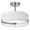17-Inch 24 W LED Ceiling and Pendant Light, Acrylic/Linen Shade - view 2
