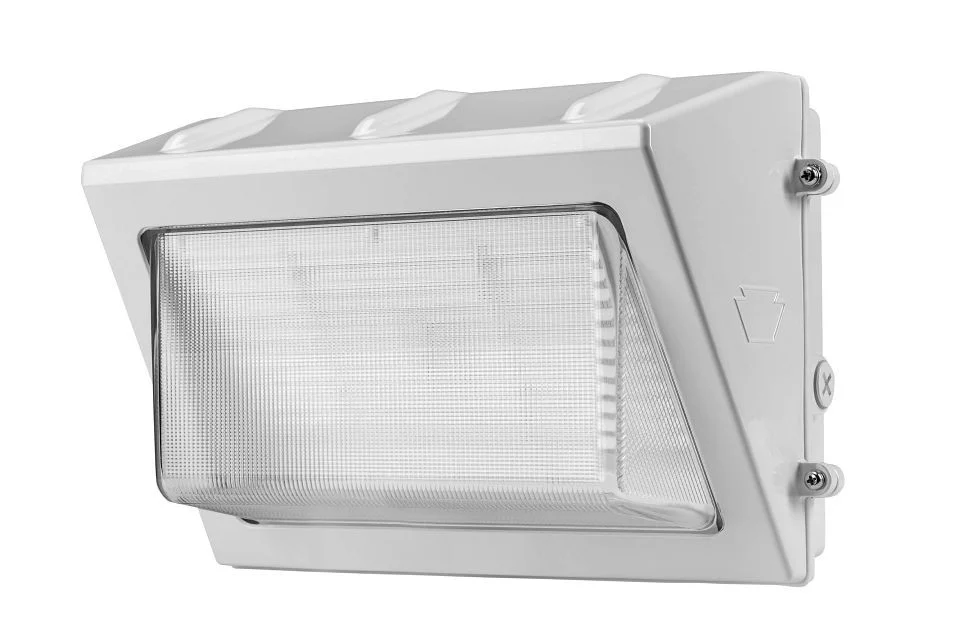 35W LED Traditional Open Face Wall Pack, Power Select 35 / 25 / 15W, Color Select 30 / 40 / 50K, 120-277V Input, 0-10V D