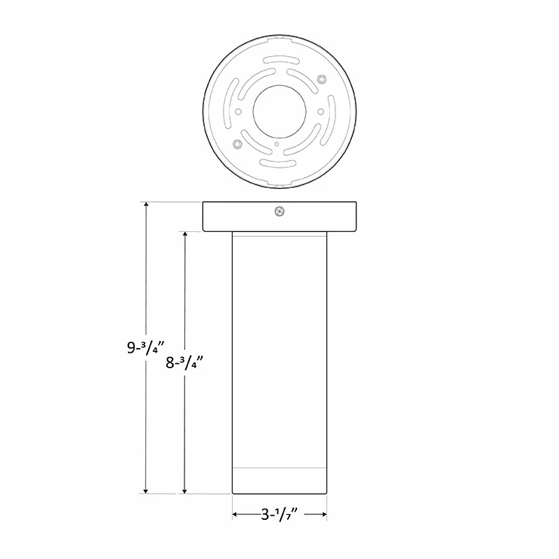 3" Ceiling Mount Cylinder, 5/7/9W, 3/4/5K, TRIAC & 0-10V Dimming, Black, C & F Lenses Incl - view 3