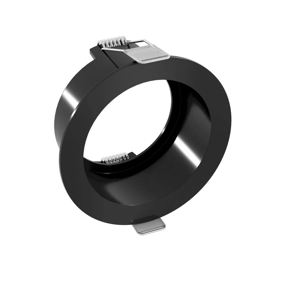 3" Round Deep Baffle with Honeycomb Louver, TIR Lens, 36º Beam Angle, Black and White Finish - view 2