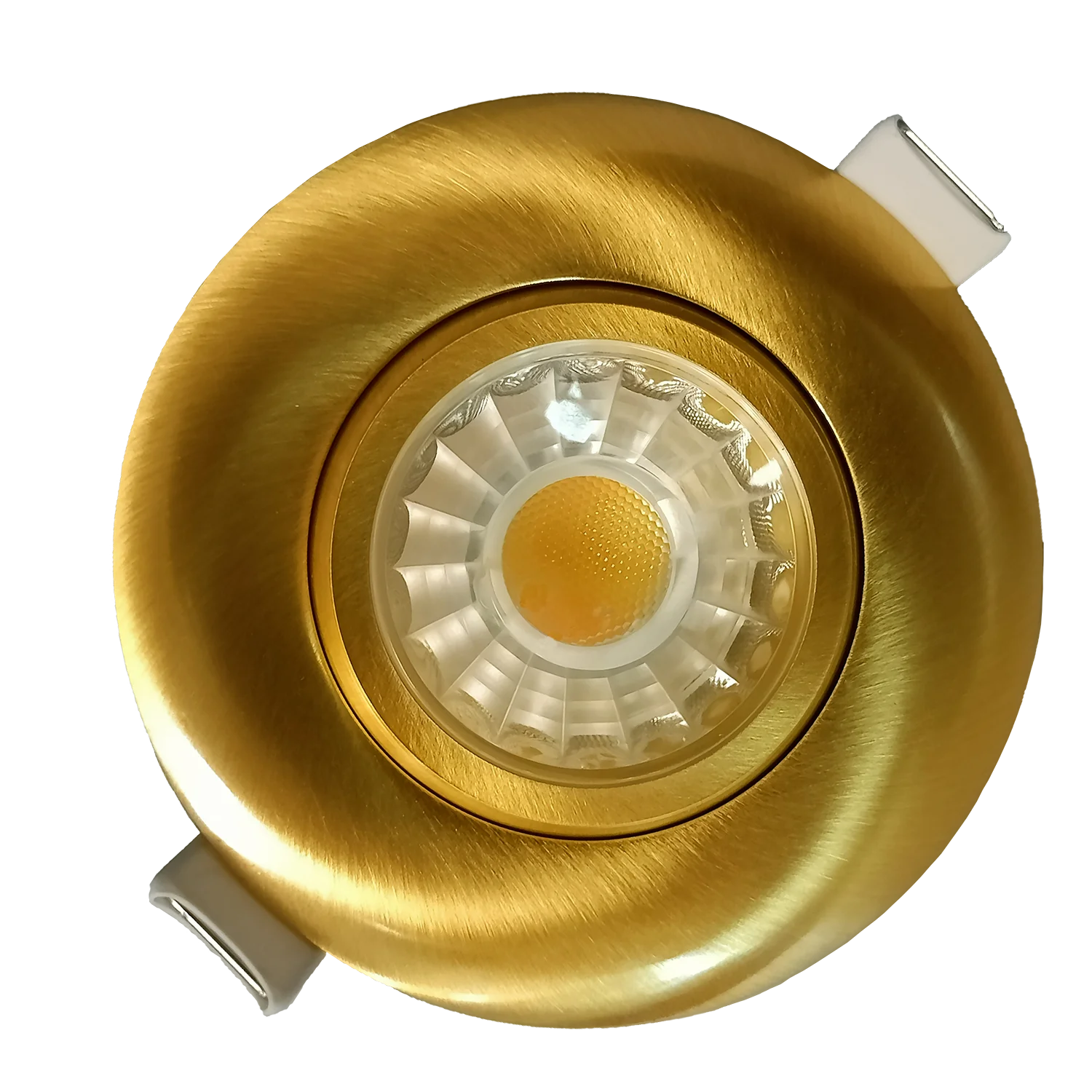3" Round Flushed Gimbal (Brushed Brass)