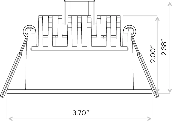 Goodlite 3" Round Regress Fixture - view 2