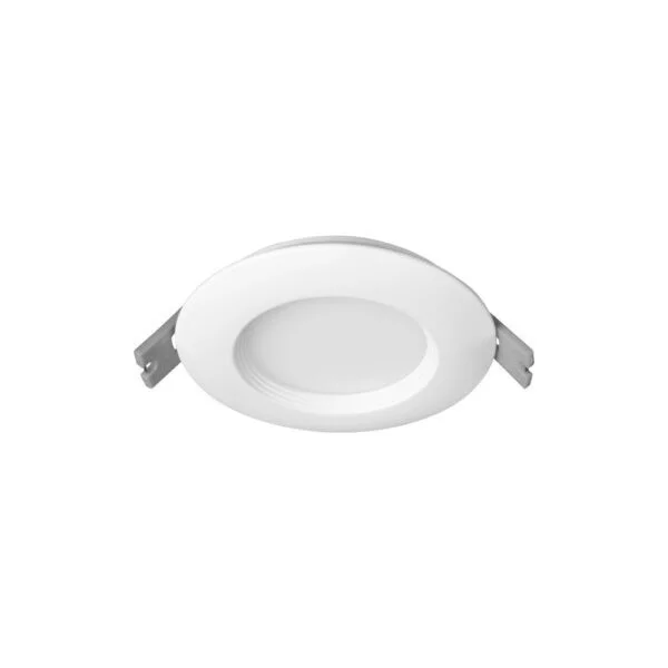 3" Round Regressed Baffle LED, 6W, 5CCT, White Trim