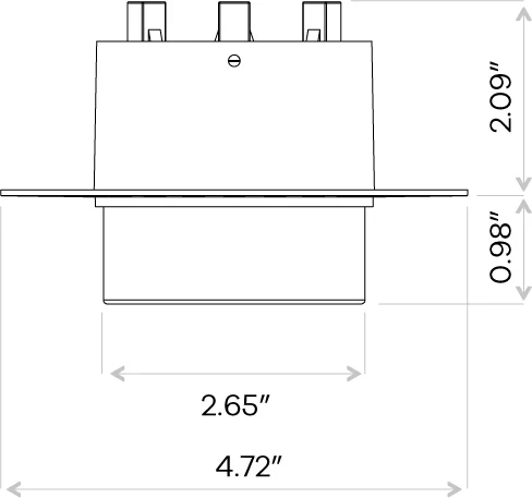 Goodlite 3" Round Trimless Drop Lens - view 4