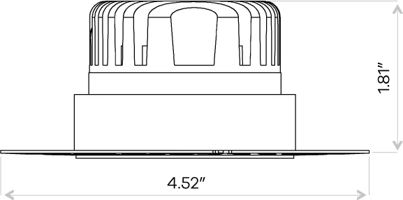 Goodlite 3" Round Trimless Regress Slim - view 3