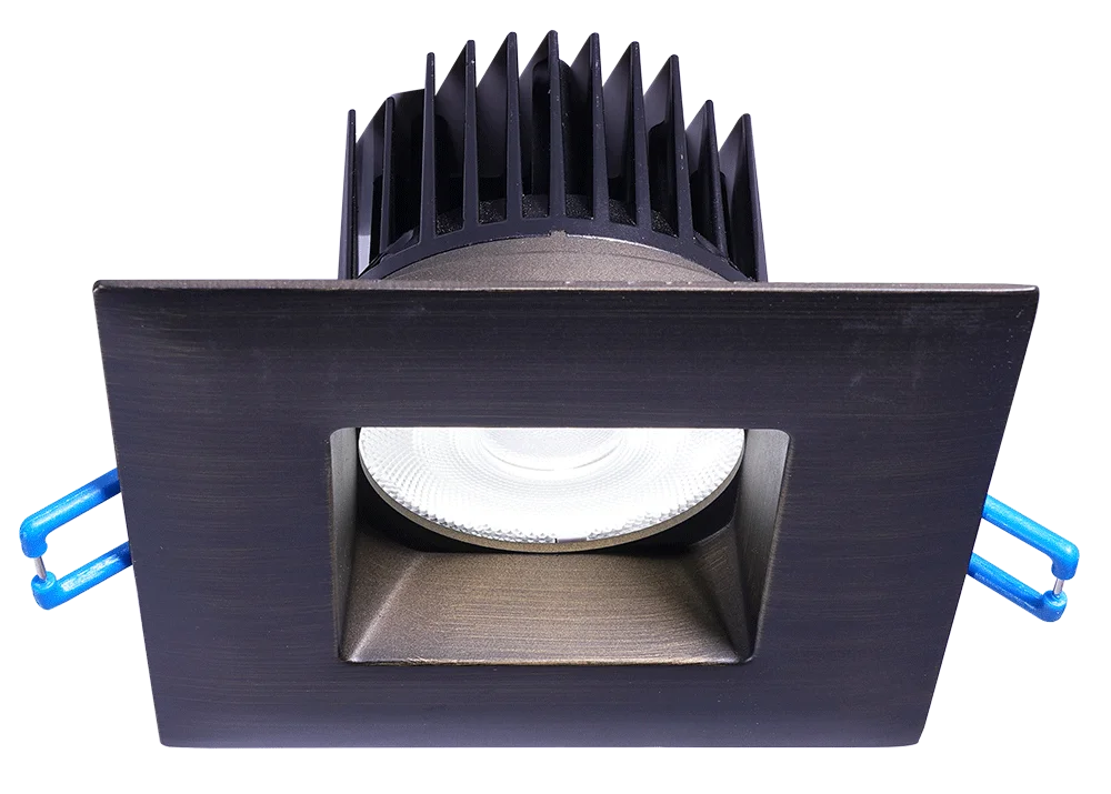 3" Square Regressed LED, 15W, 5CCT, Oil Rubbed Bronze Trim