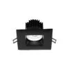 3" Square Regressed LED, Dim to Warm, Black Trim, 15W - view 2