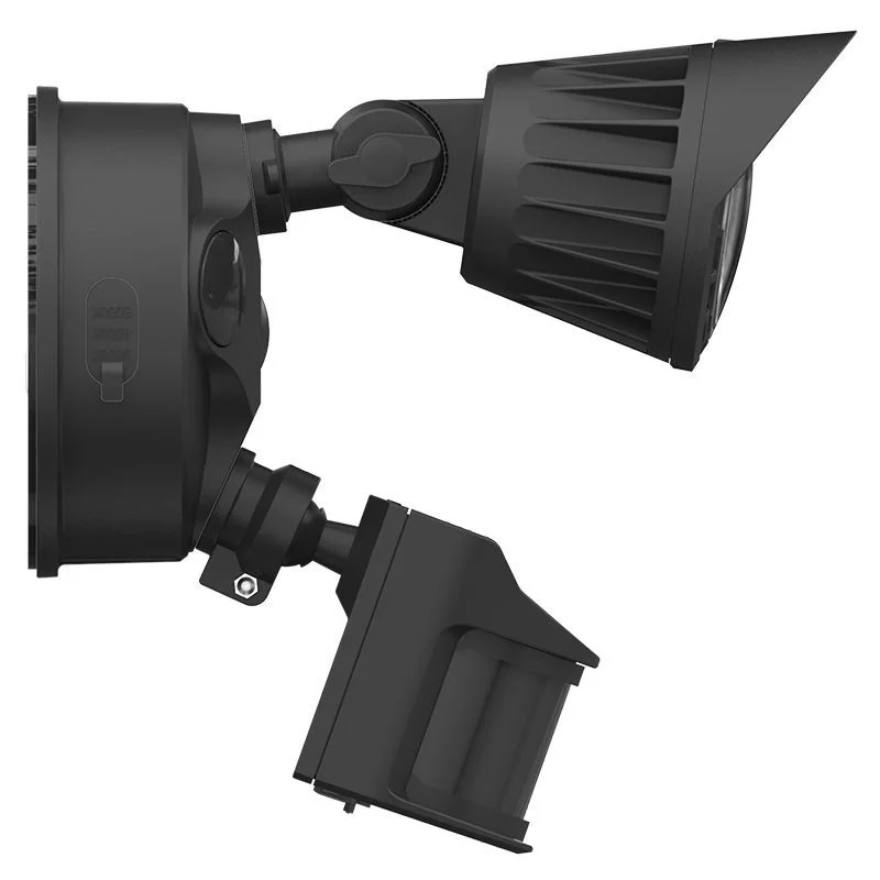 3CCT 10W 1-HEAD Security Flood Light Pir 10W 120-277V, Brz - view 2