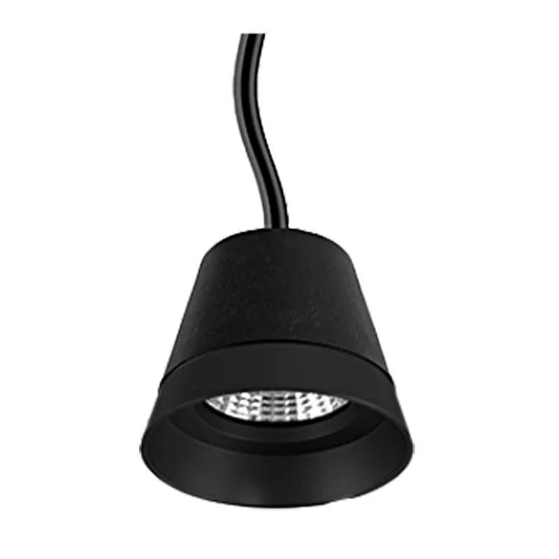 3CCT Cone Pendant Light with 6FT Adjustable Cord, Black/Gold Finish, Multi CCT & Power Selectable - view 3