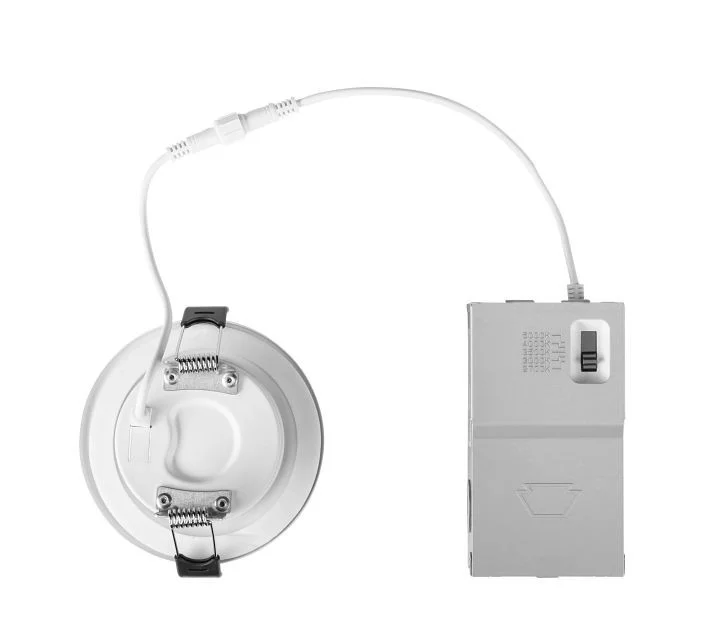 3in Circular LED Recessed Wafer Downlight feat. Color Select, 6.5W, 2700 / 3000 / 3500 / 4000 / 5000...
