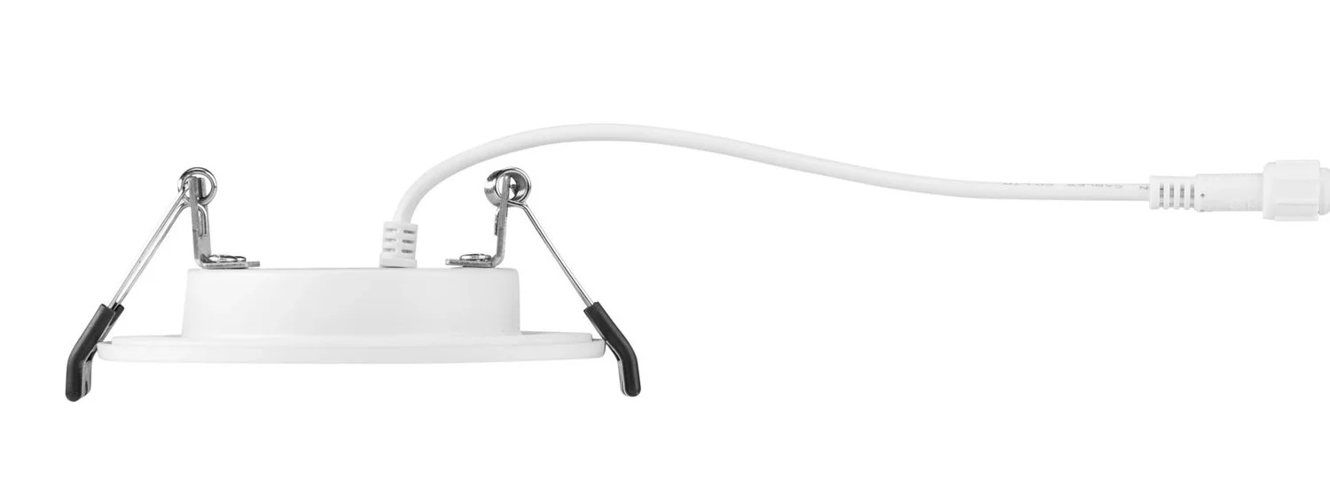 3in Circular LED Slim Wafer Downlight feat. Color Select, 6.5W, 2700 / 3000 / 3500 / 4000 / 5000K, 9...