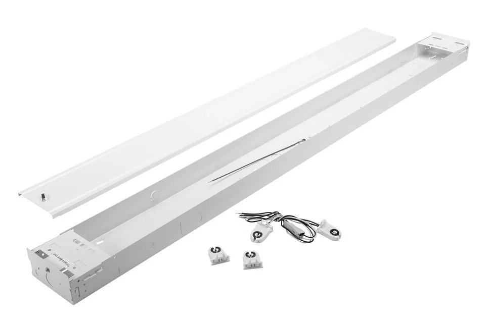 4 2 lamp Complete Strip Fixture, Wired for Type B T8 LED Tubes - view 3