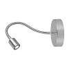 4-Inch 1 W LED Wall Sconce Reading Light With On/Off Switch, Acrylic Satin Nickel Shade - view 2