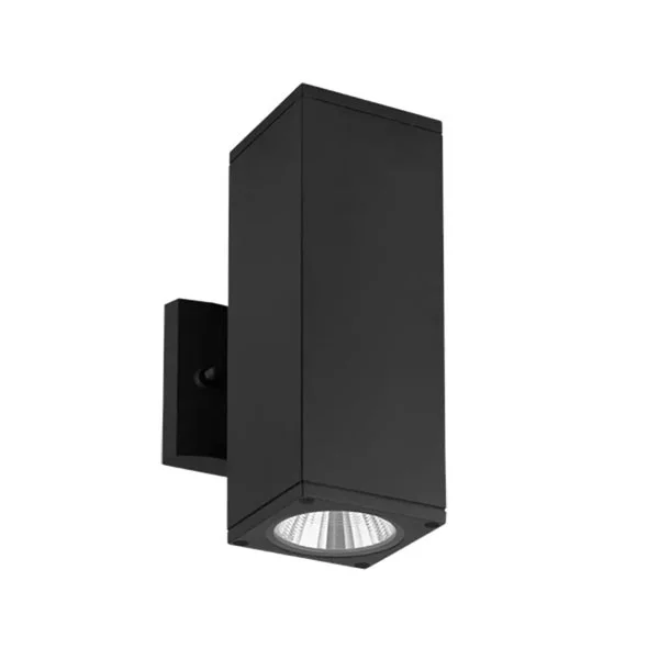 4-Inch 12 W LED Outdoor Square Cylinder Light - RGBW - view 3