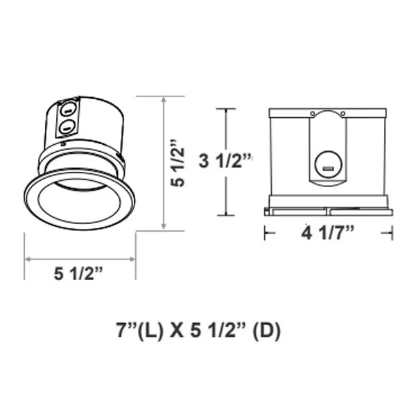 4-Inch 20 W Commercial LED Recessed Light - CCT Adjustable - view 2