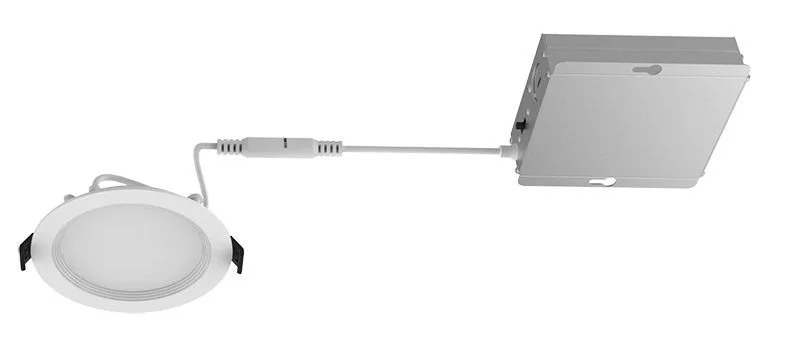 4-Inch 9 W Slim Regressed Baffle LED Light - 5CCT