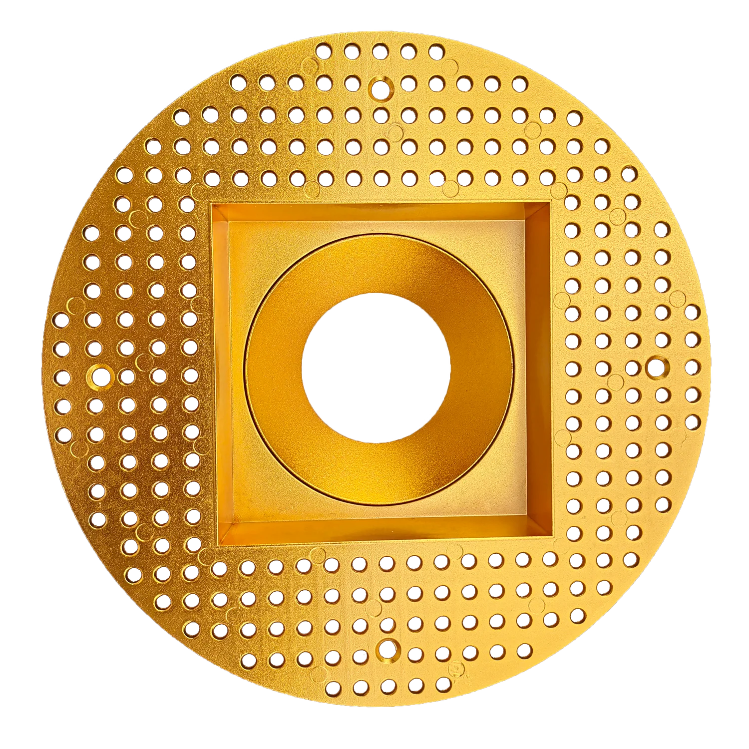 Goodlite 4 Inch Brass Square Trimless Kit