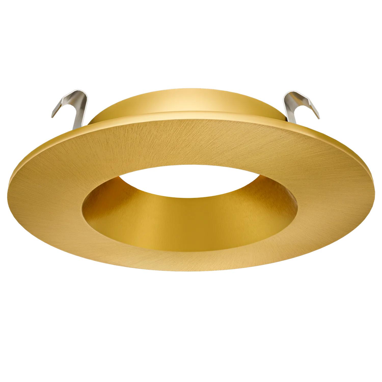Goodlite 4 Inch Brushed Brass Round Trim - view 2