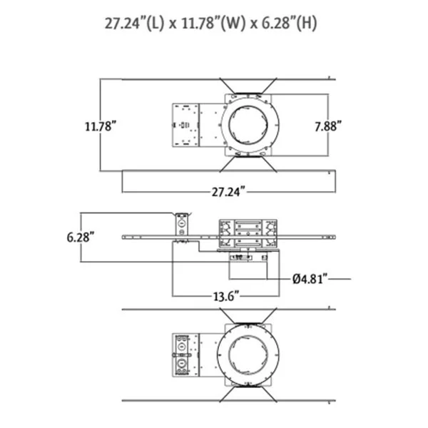 4-Inch Commercial Recessed LED Light Housing - view 2