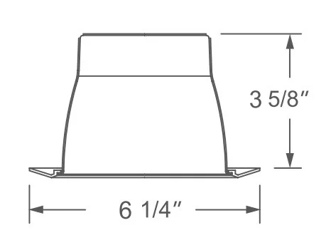 RP Lighting and Fans 4-Inch LED Haze Cone Reflector - view 2