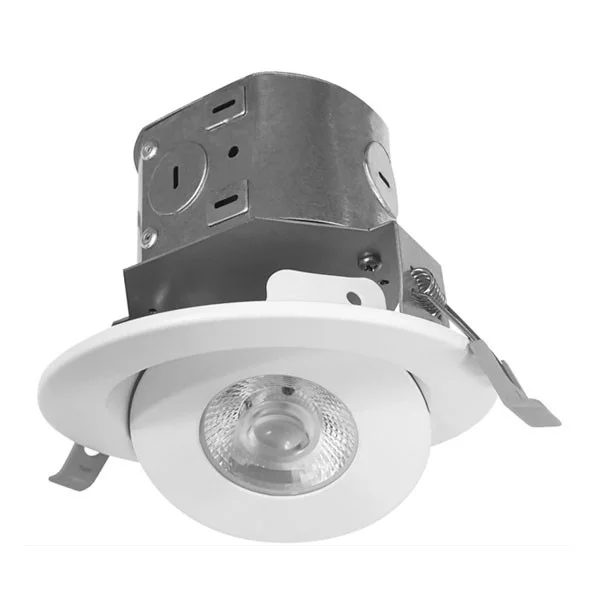 4-Inch LED Recessed Adjustable Gimbal J-Box Downlight