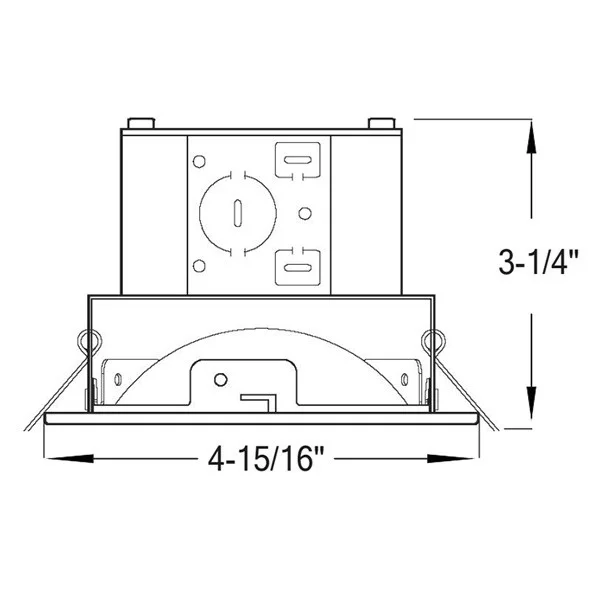 4-Inch LED Recessed Adjustable Gimbal J-Box Downlight - view 2