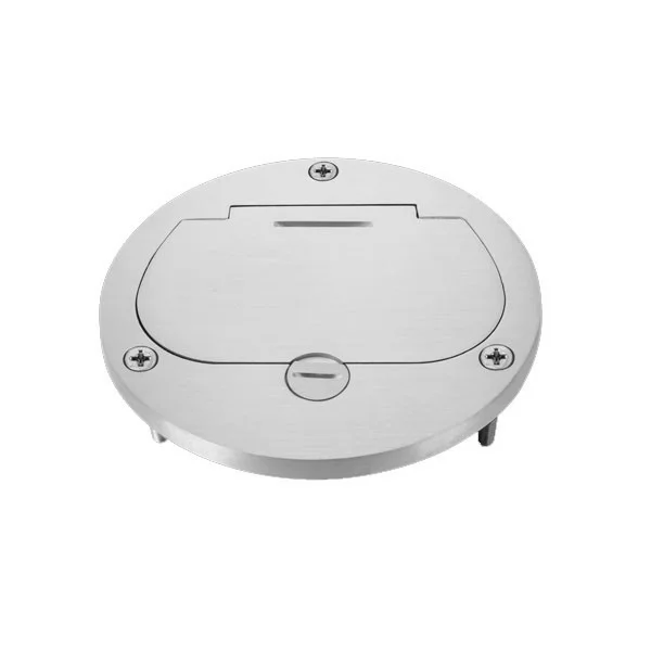 4-Inch Round Diameter Flush Flip-Lid Cover - Tamper Weather Resistant - view 2