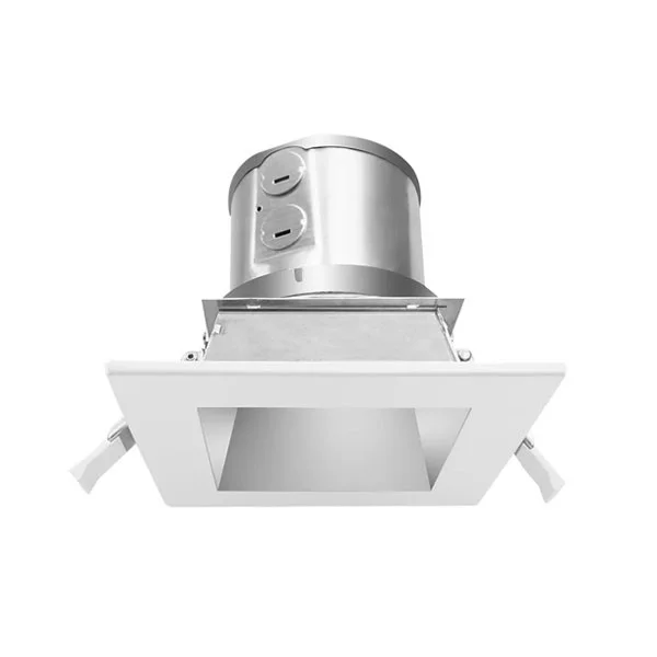 4-Inch 20 W Commercial Square and Open Recessed LED Light - CCT Adjustable