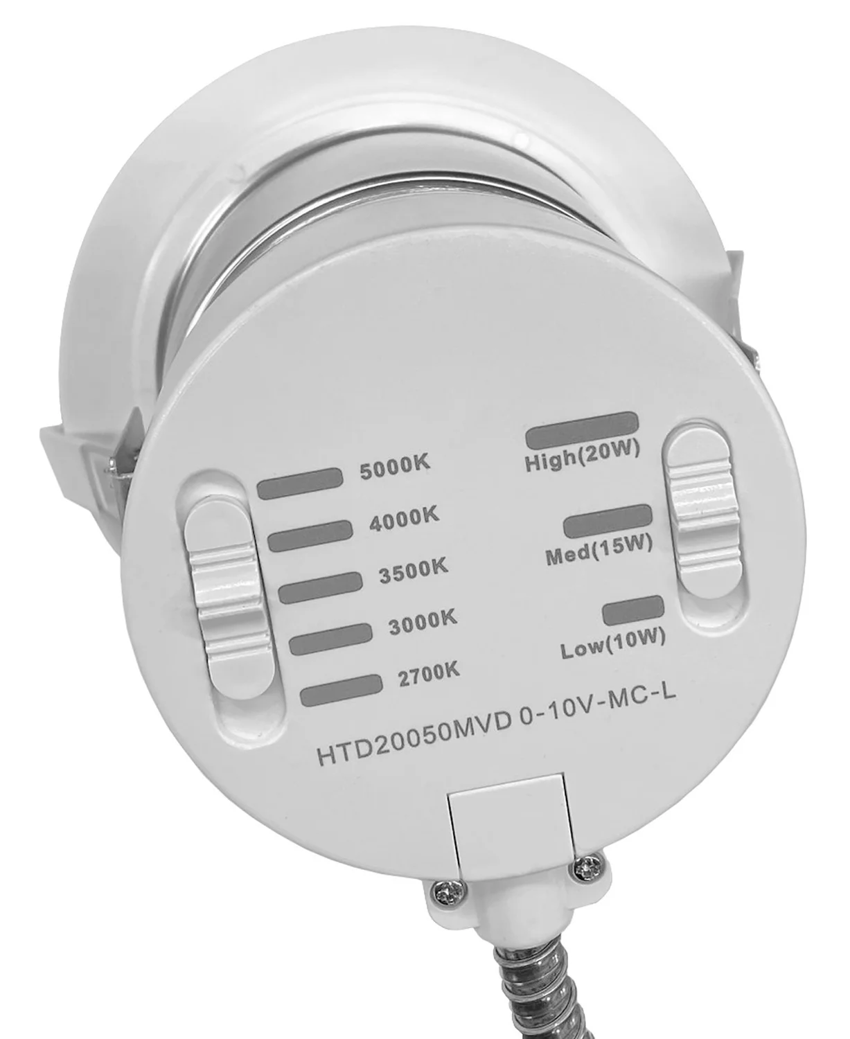 4-Inch Tunable Wattage and Selectable CCT Downlight, Emergency Battery Backup - view 2