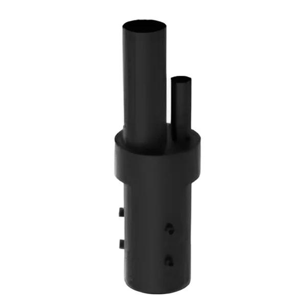 4 Inches Pole-Top Adapter for 1 Solar Bell-Light Arm, Solar Engine Mast