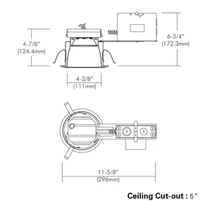 4” LED Remodel Frame-in Kit, 22W, UTD - view 2