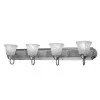 4 x 13W GU24 LED Vanity Light, Satin Nickel