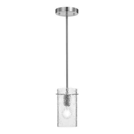4.8-Inch 8 W Mini Pendant Light, Satin Nickel Finish