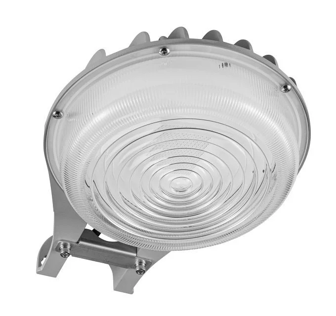 40W Dusk to Dawn LED Area Light. 120-277V Input, 5000K, Includes NEMA Type 3-pin Twist Lock Photocell, Type V Optics, 0