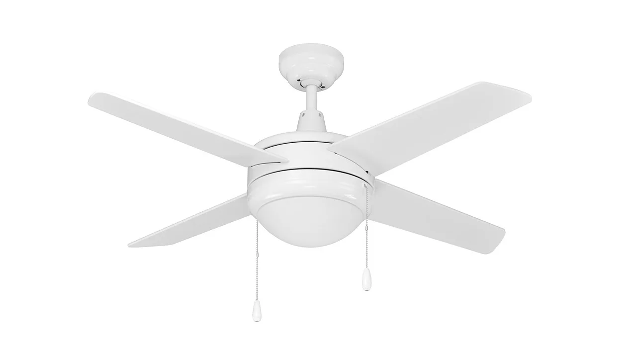 44-Inch Sweep 4-Blade Europa II, E26 LED Light Kit Included