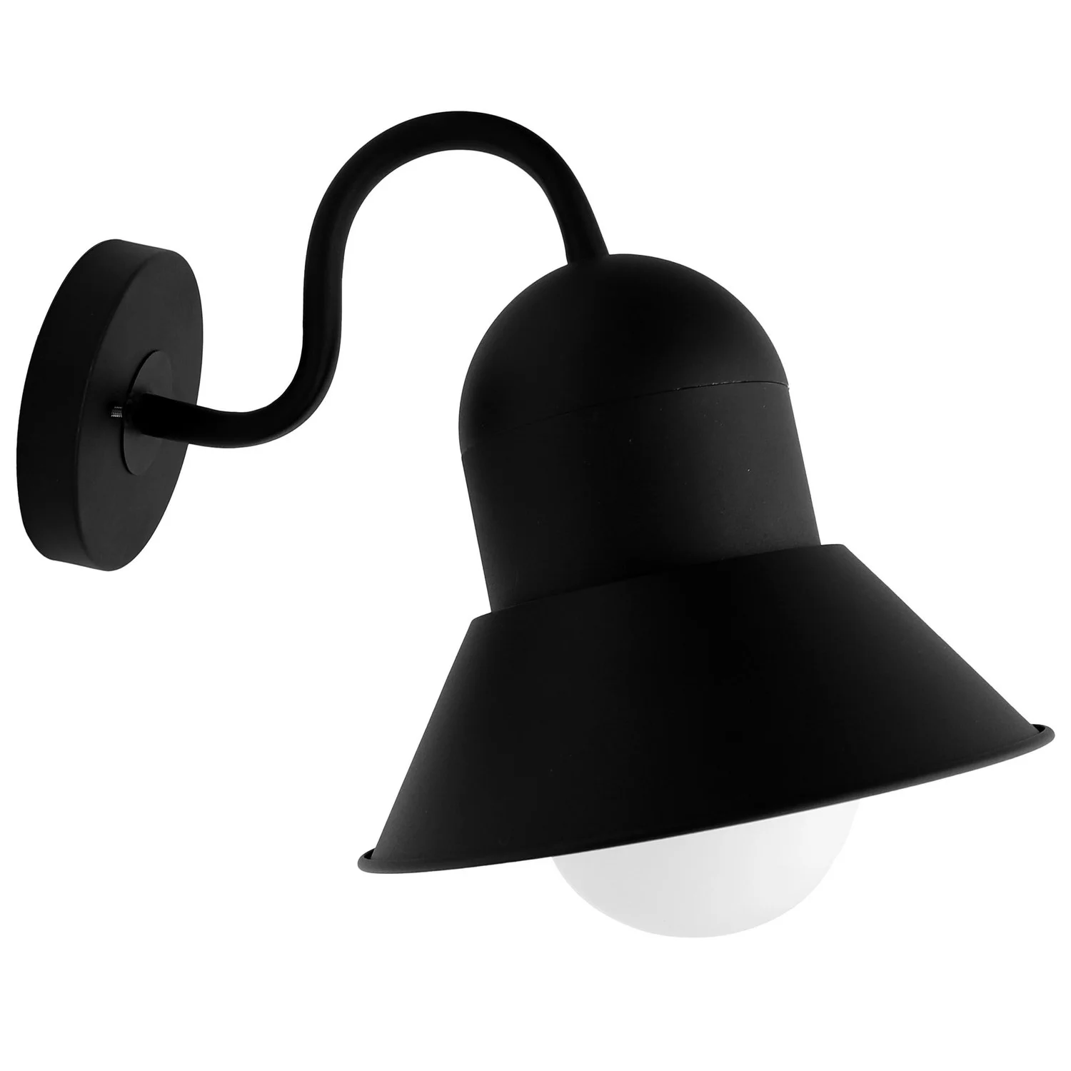 45° Arm LED Seaside Outdoor Wall Lantern, Multi CCT and Power Switch